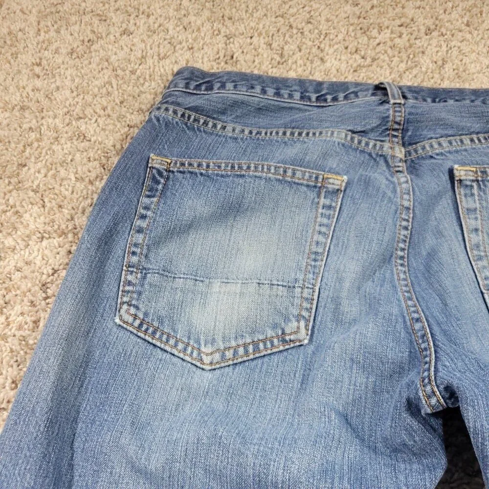 J Crew Jeans Mens 34x32 Straight Casual Dark Wash Denim